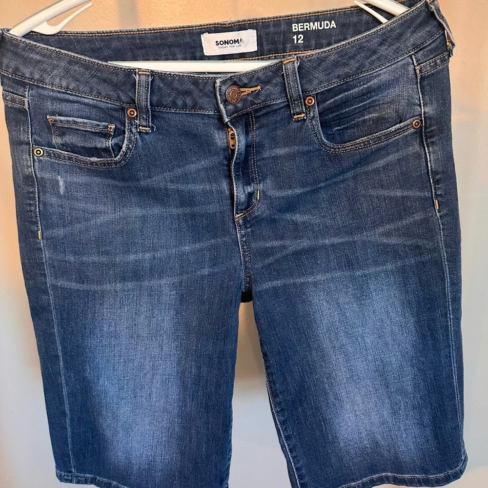 Sonoma Blue Denim Bermuda Shorts